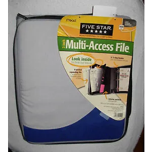 2'' ZIPPER BINDER   MULTI-ACCESS FILE W. HANDLE