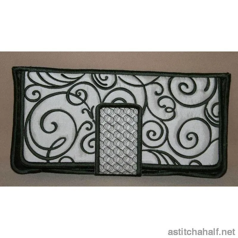 Art Deco Checkbook Book Cover or Coupon folder