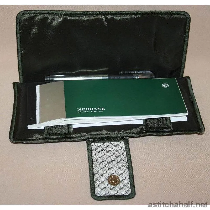 Art Deco Checkbook Book Cover or Coupon folder