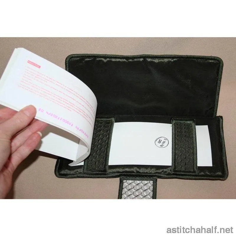 Art Deco Checkbook Book Cover or Coupon folder