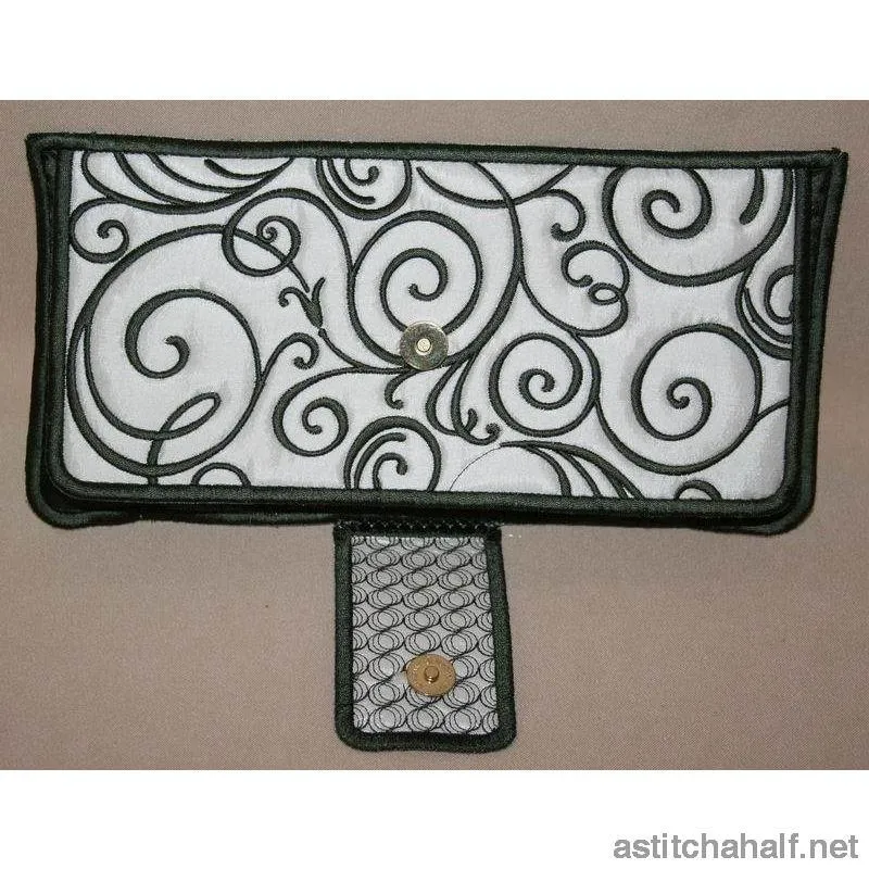 Art Deco Checkbook Book Cover or Coupon folder