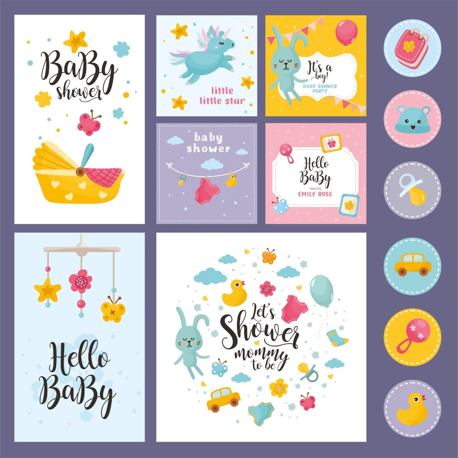 Baby Shower Labels