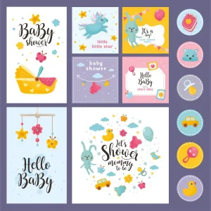 Baby Shower Labels