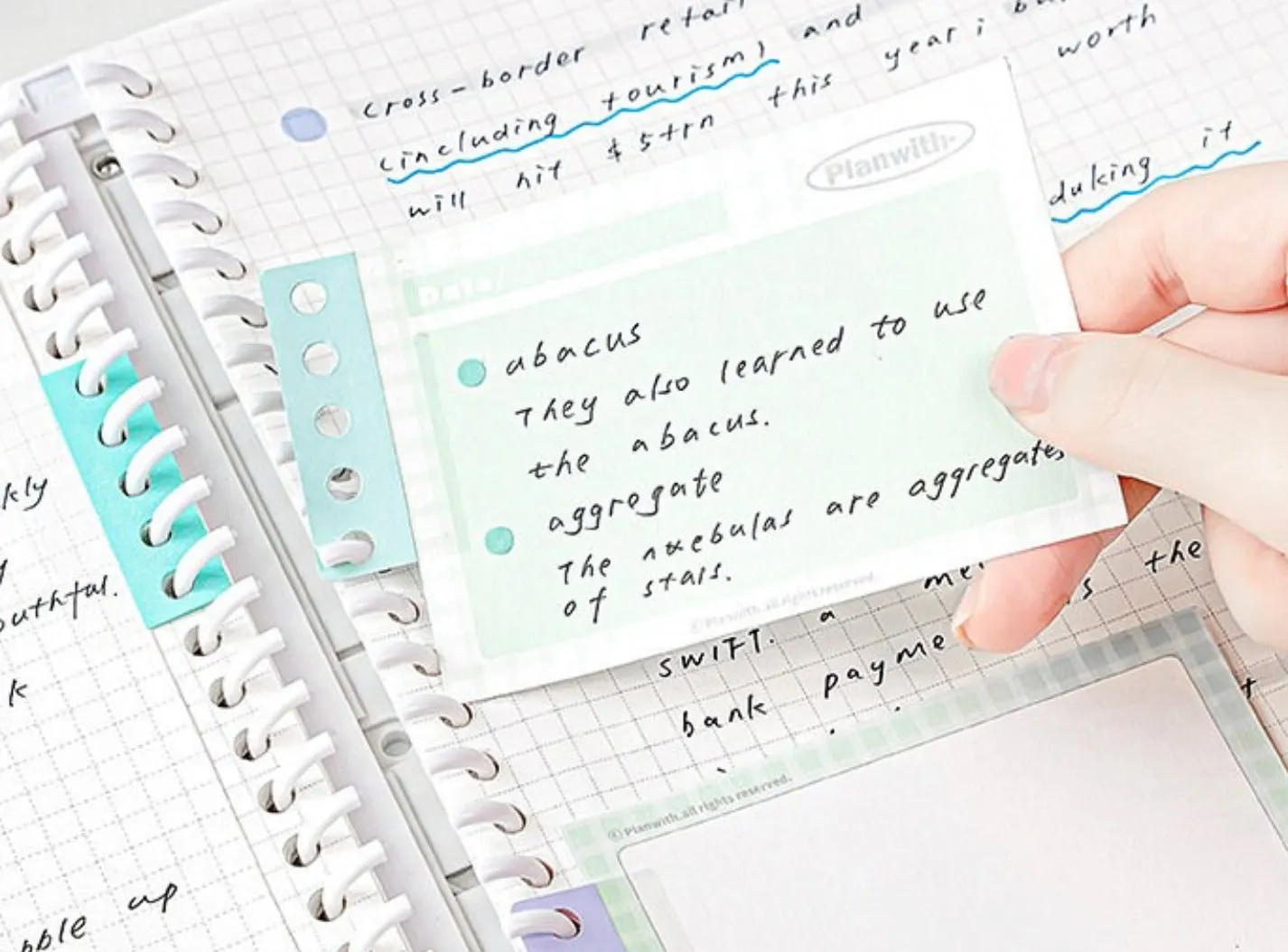 Expand To Stick Binder Hole Punch Stickers