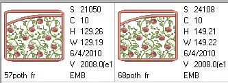 French Rose Pot Holders