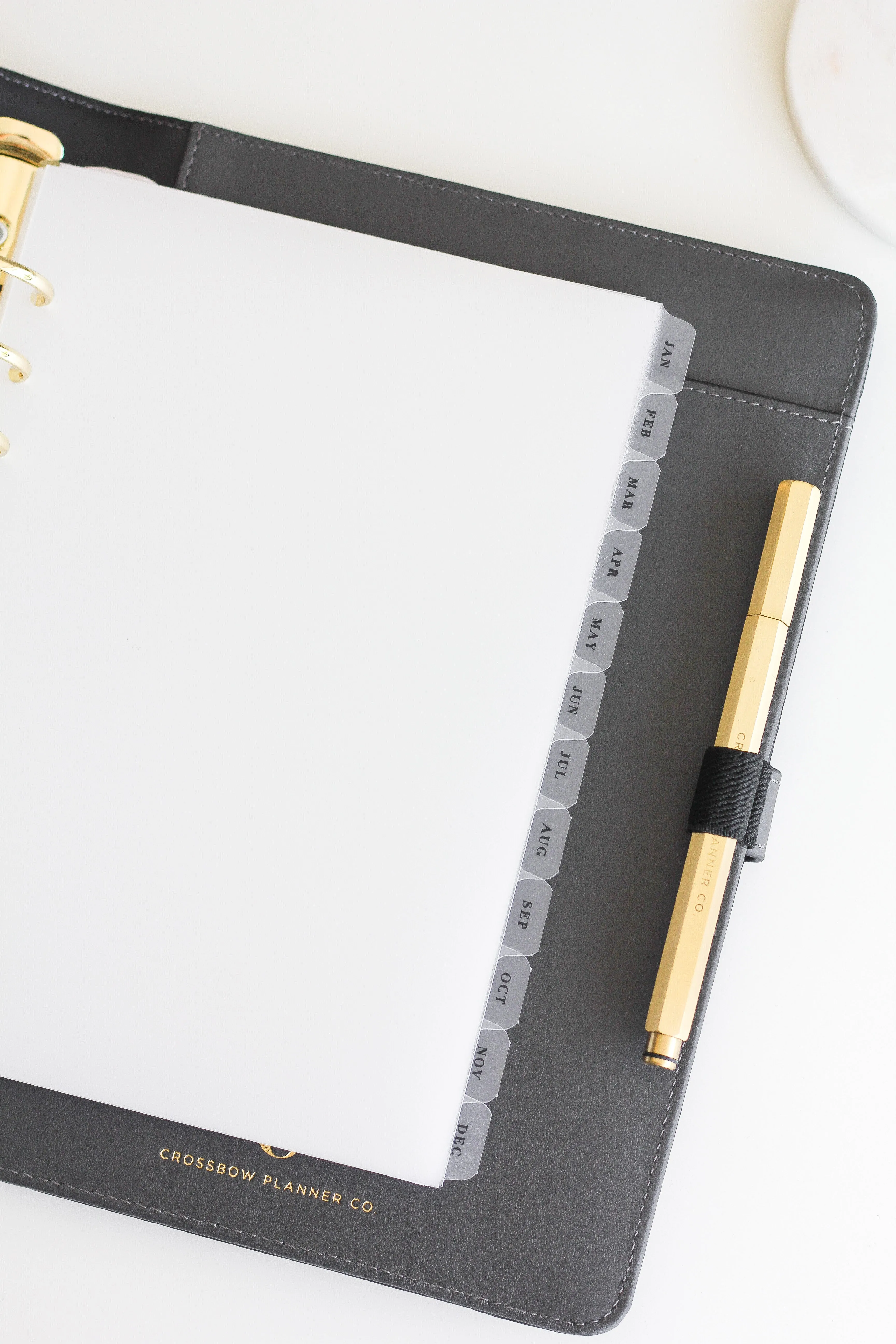 Frosted Monthly Dividers: A5 and Personal Size