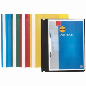 Marbig Economy Flat File A4 Yellow