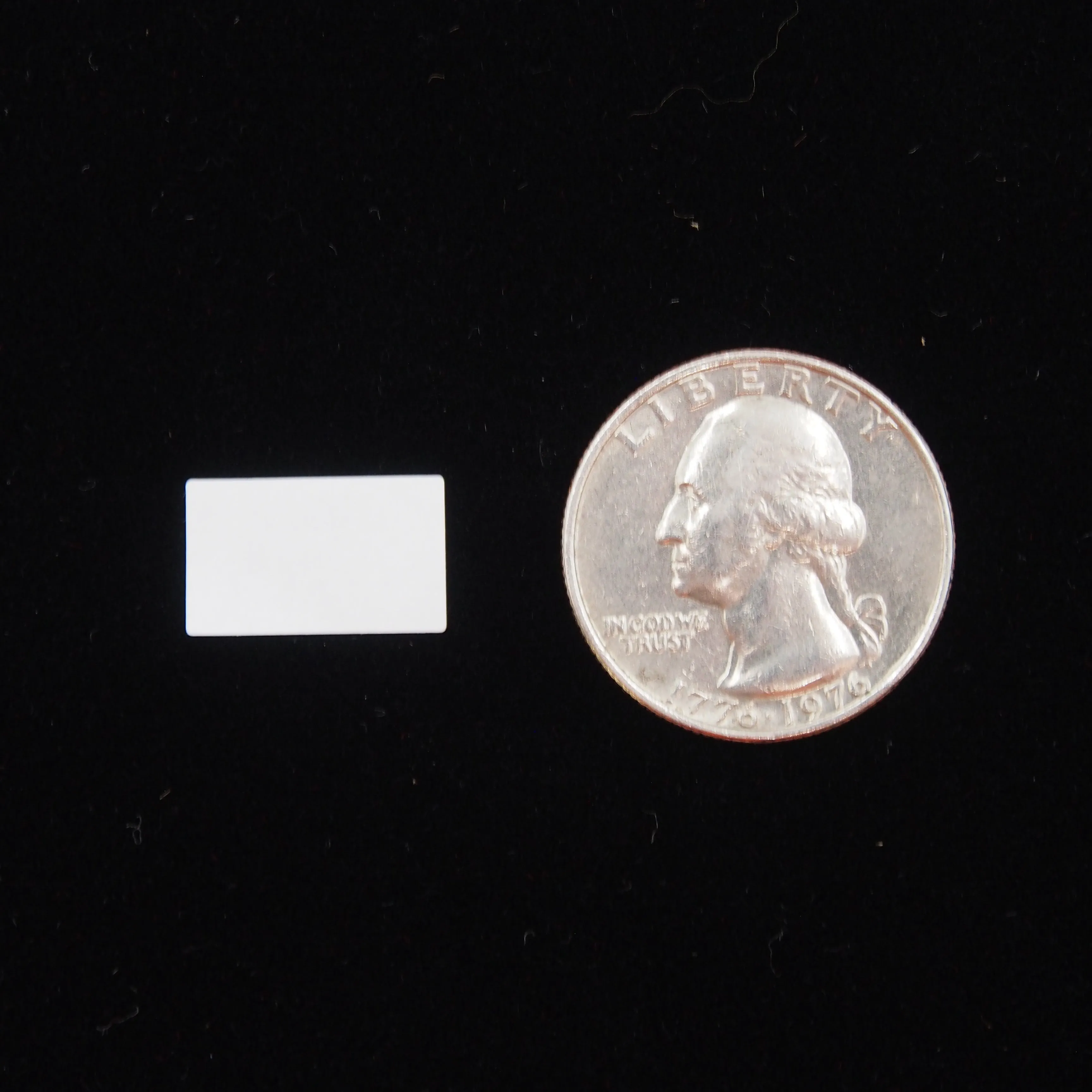 Rectangular Self Adhesive Plain Label - 1080 Labels (3/8" x 5/8")