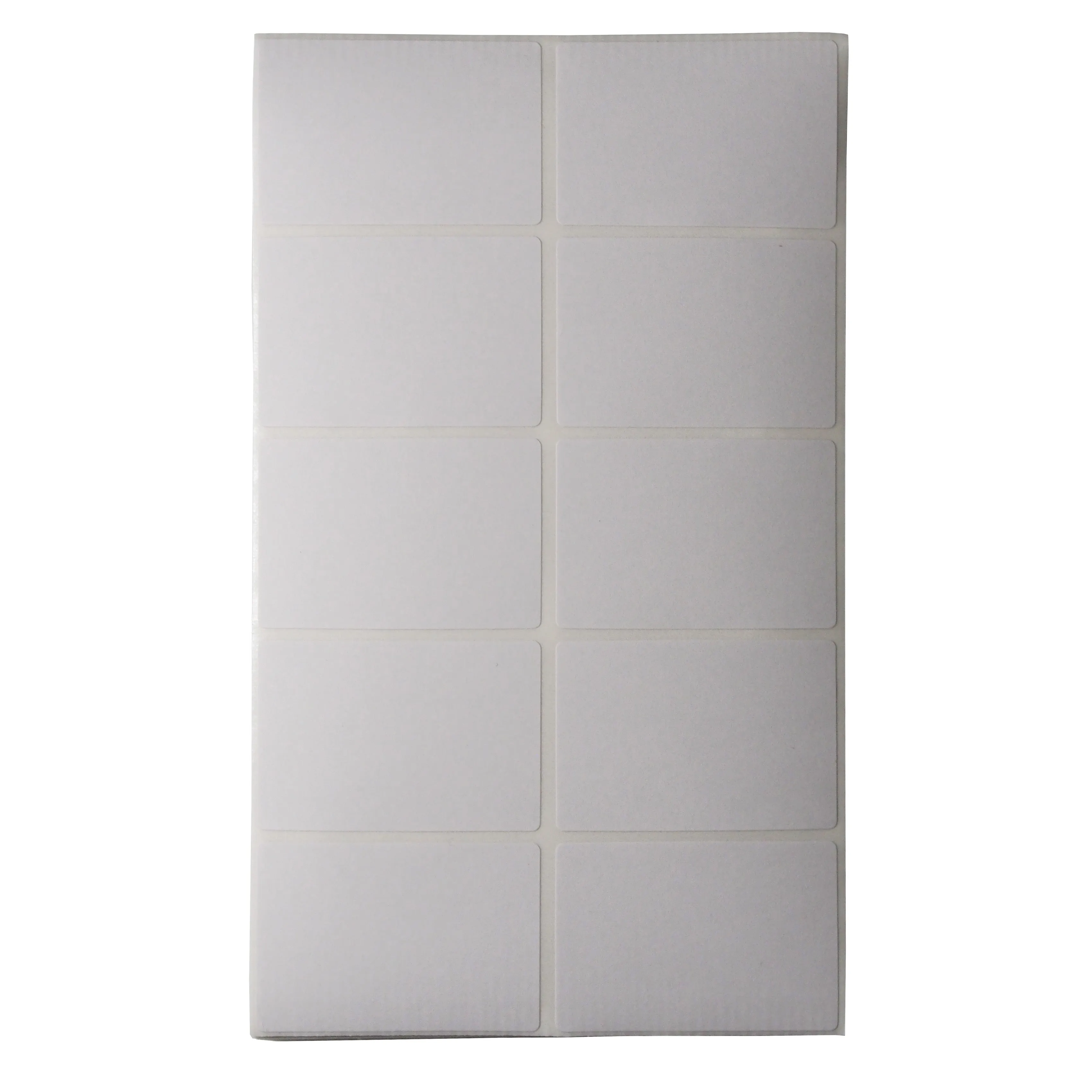 Rounded Edge Rectangular Self Adhesive Plain Label - 1000 Labels (1" x 1 1/2")