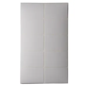 Rounded Edge Rectangular Self Adhesive Plain Label - 1000 Labels (1" x 1 1/2")