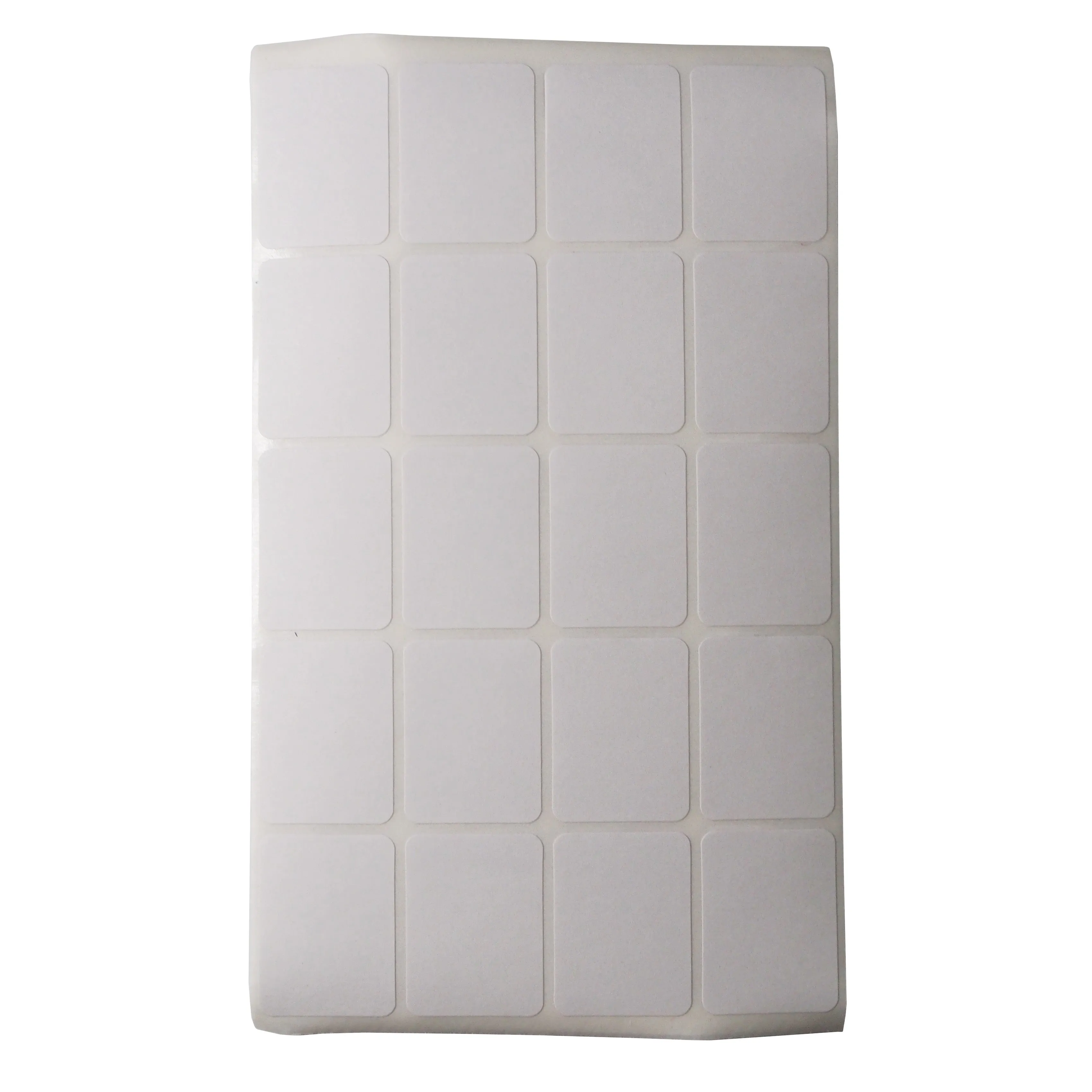 Rounded Edge Rectangular Self Adhesive Plain Label - 1000 Labels (3/4" x 1")