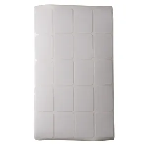 Rounded Edge Rectangular Self Adhesive Plain Label - 1000 Labels (3/4" x 1")