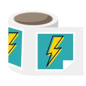 Square Roll Labels