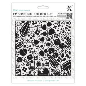 Xcut 6 x 6" Embossing Folder - Berries (XCU 515193)